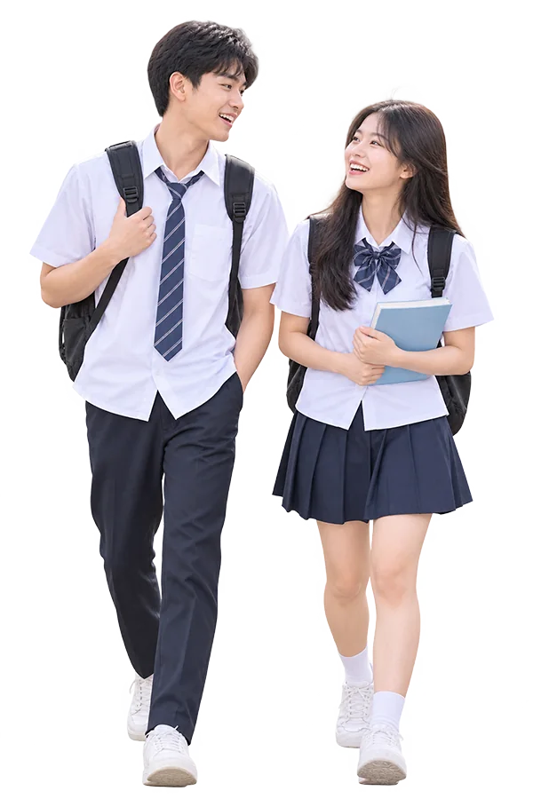 Học sinh cấp 3 đang khoanh vùng trường và ngành
