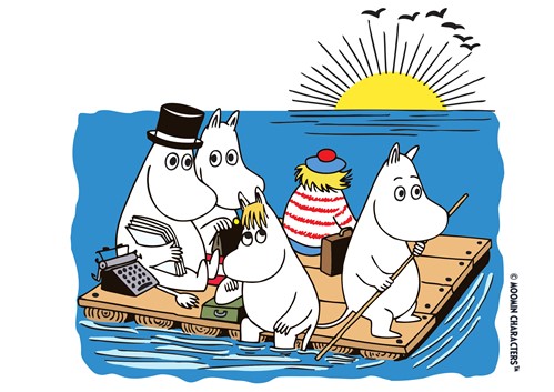 Moomin Moomins Sailing Edible Cake Topper