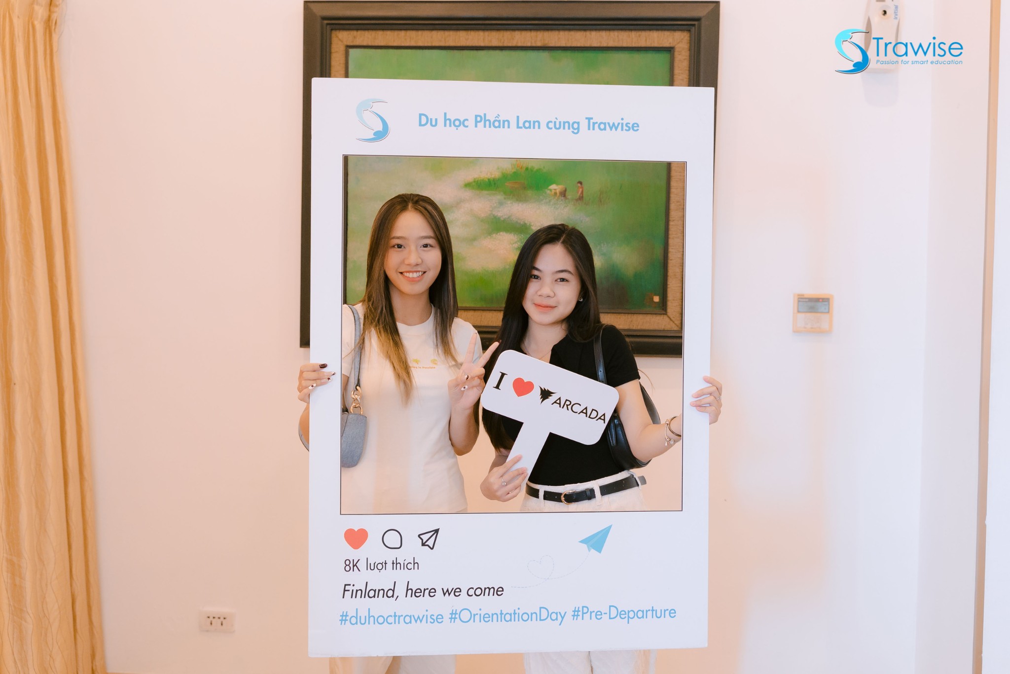 Bạn Trịnh Bảo Châu và Nguyễn Tâm Anh – Sinh viên Arcada University of Applied Sciences