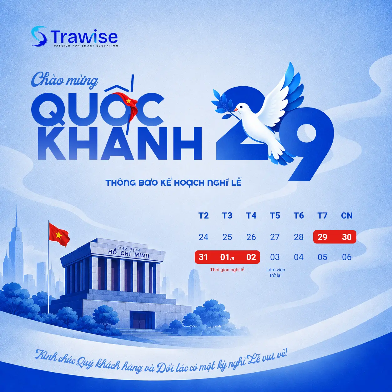 Quốc kỳ Việt Nam - cờ đỏ sao vàng nhân dịp Quốc khánh 2/9