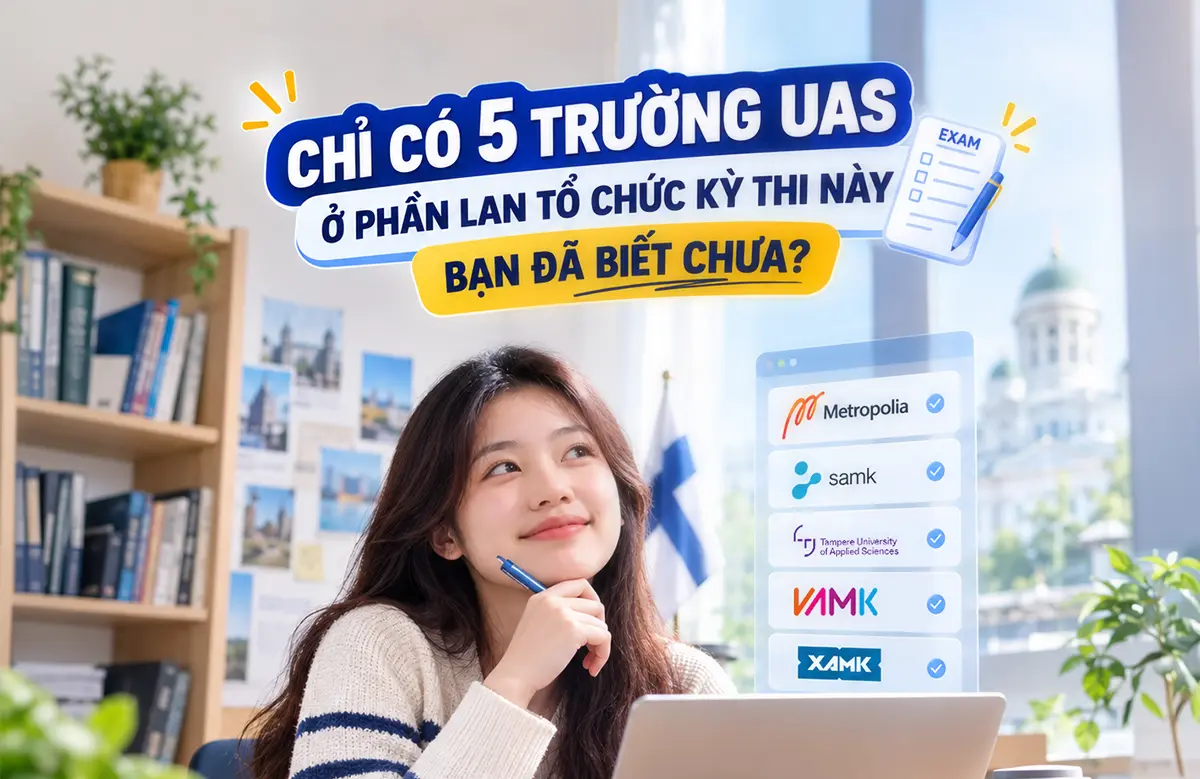 International UAS Exam - kỳ thi đầu vào chung UAS Phần Lan